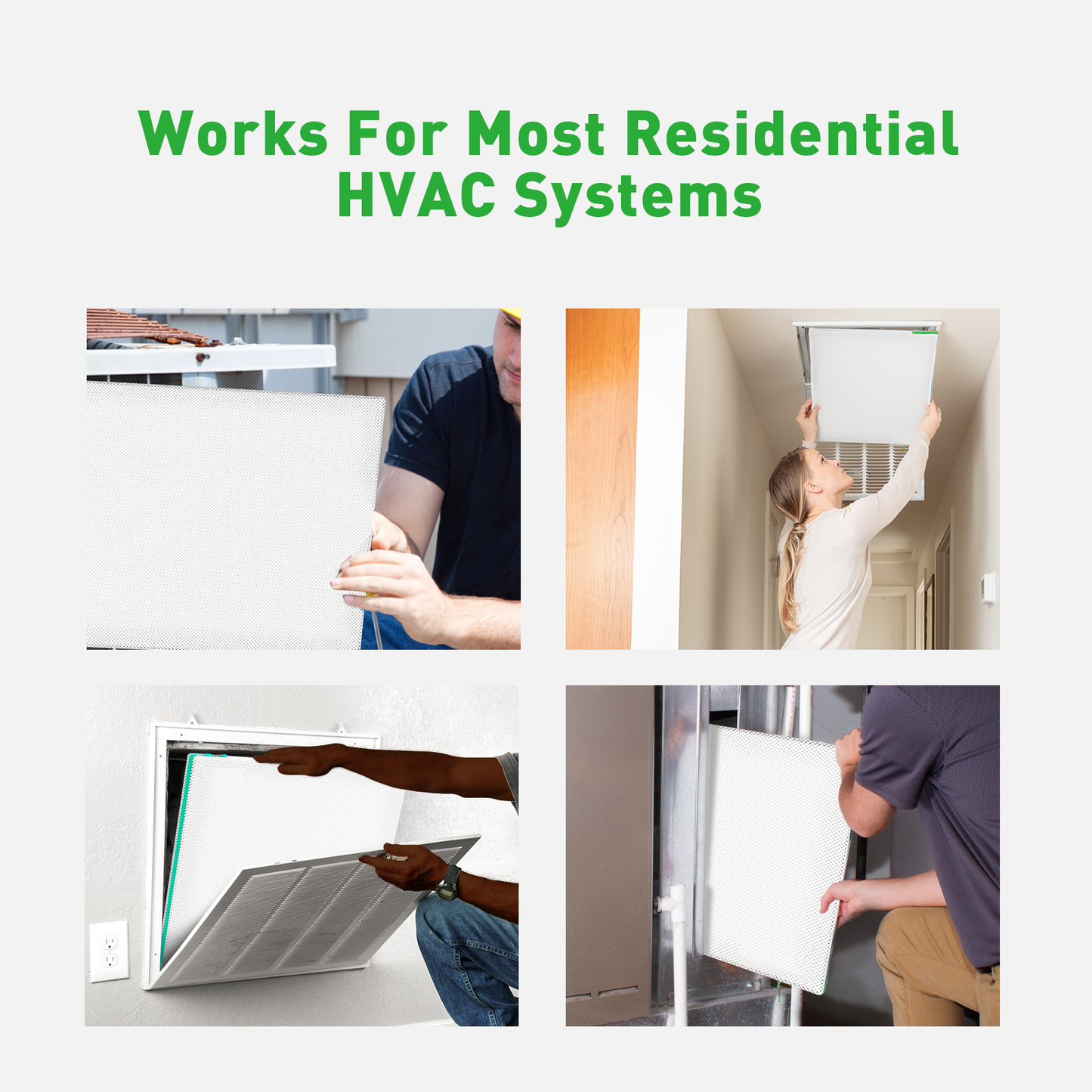 REair 12x12x1 Air filter Pro Kit, Washable and Reusable Air Filter 12x12x1 for AC HVAC Furnace, MERV 8 Air Filters Machine Washable & Dryer Friendly, AC Furnace Air Filter(2 Filters + 1 Frame)